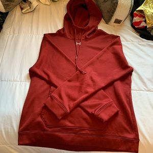 Red under armour sweatshirt